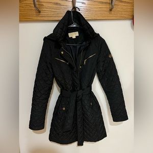 Micheal Kors black quilted jacket